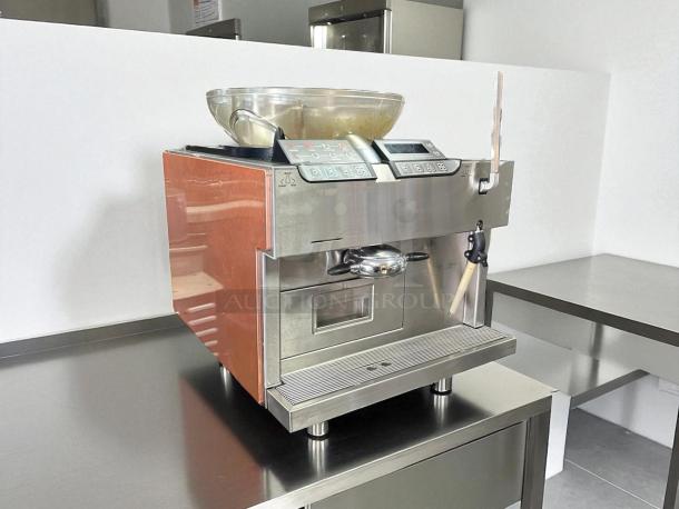 Thermoplan Mastrena CS2 espresso machine, used in great condition, stainless steel finish; tested and fully operational.
