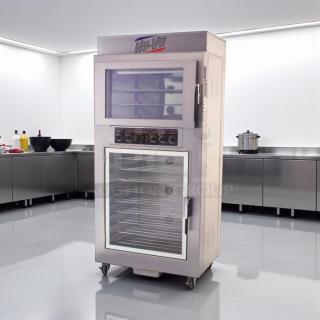 NU-VU SUB-123P electric proofer and oven, tested, working, 208v/1ph, stainless steel, glass doors, digital controls.