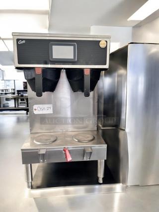 GREAT CONDITION – Curtis G4GEMT10A1000 – Twin Coffee Brewer w/ Dual Warmers – Fully Tested & Working! - Item #1200553