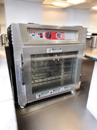 Metro C5 Heated Holding Cabinet, Model C5 63L-SFC-UA, stainless steel, outstanding condition, fully tested, on casters.