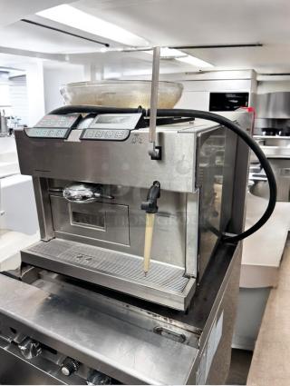 La Cimbali M1 TurboSteam super automatic espresso machine in superb condition, fully tested and working, with control panel and steam wand.