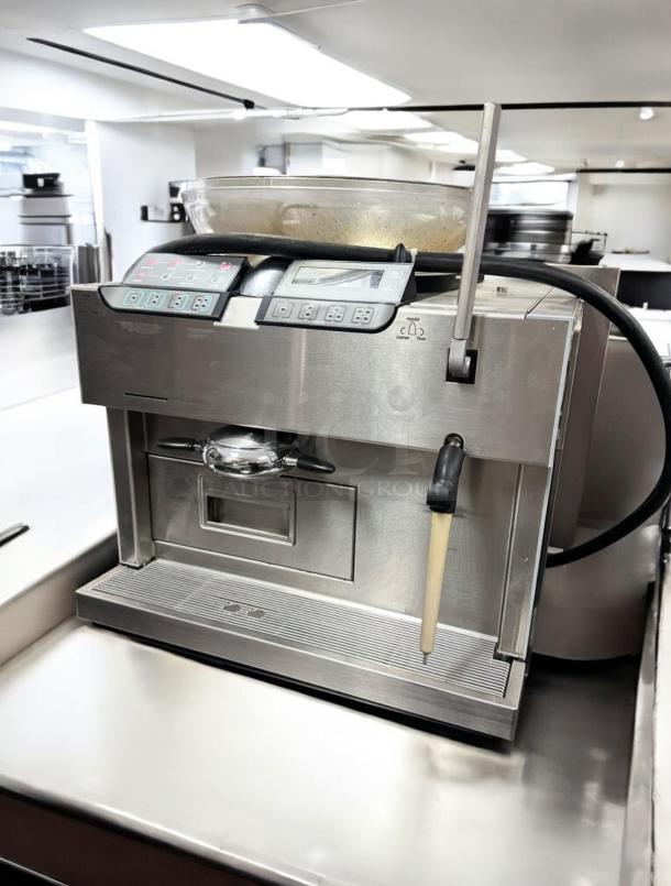 La Cimbali M1 TurboSteam Super Automatic Espresso Machine in superb condition, fully tested, stainless steel design.