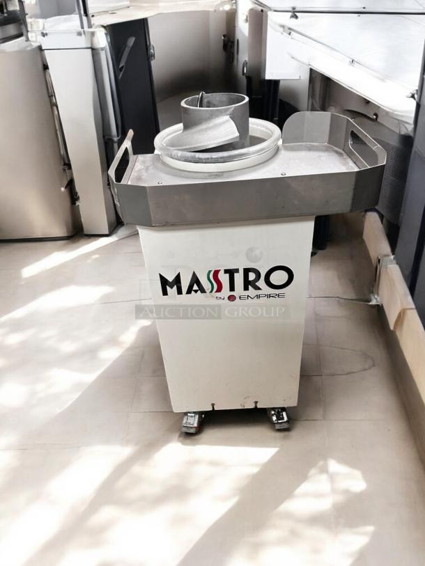 Ballmatic 1000 dough divider/rounder by Starpizza S.A.S., in excellent condition, fully tested, 110V, with "MASSTRO by EMPIRE" label.