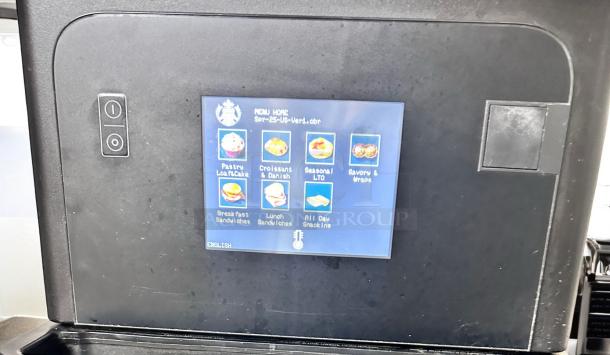 TurboChef Sota rapid cook oven, excellent condition, touchscreen display with menu options, 208V, fully tested and working.