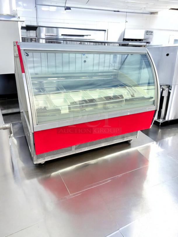 Aluminum double door sheet pan rack cabinet, model CA72-RR18-S-L, by Zorzi Italia, excellent condition, fully tested.