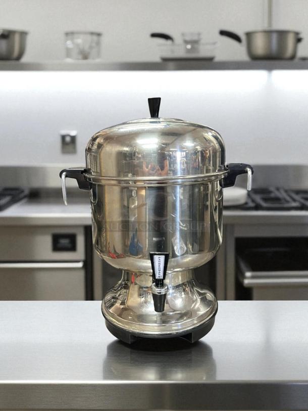 Farberware Electric Percolator, Model L-1360, stainless steel, 36-cup capacity, tested and working, great condition.