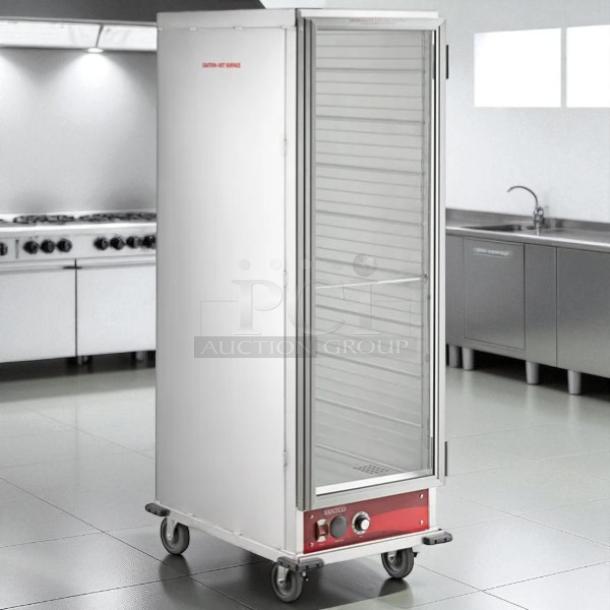 Avantco HEAT-1836I heated holding cabinet with clear door, full size, 120V, tested working, excellent condition.