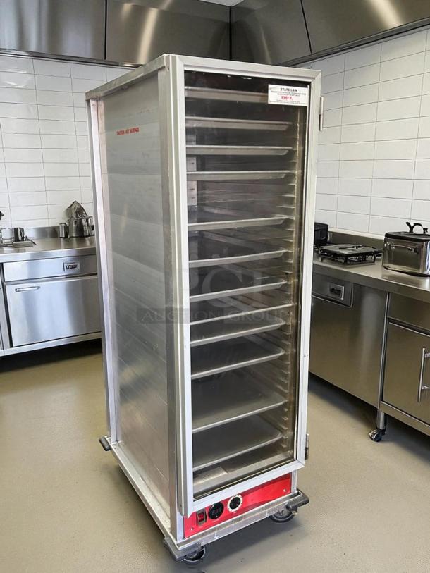 Avantco HEAT-1836I full-size insulated heated holding cabinet, clear door, excellent condition, tested and working.