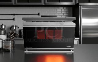 Bromic Platinum Smart-Heat Gas Patio Heater in excellent condition on a countertop, tested and working, with visible branding.