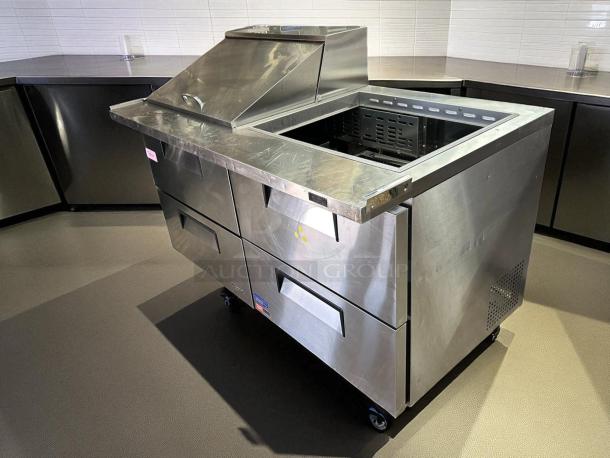 Turbo Air TST-60SD-D4-N undercounter refrigerator, Super Deluxe Series, 14.8 cu ft, stainless steel, fully tested and working.