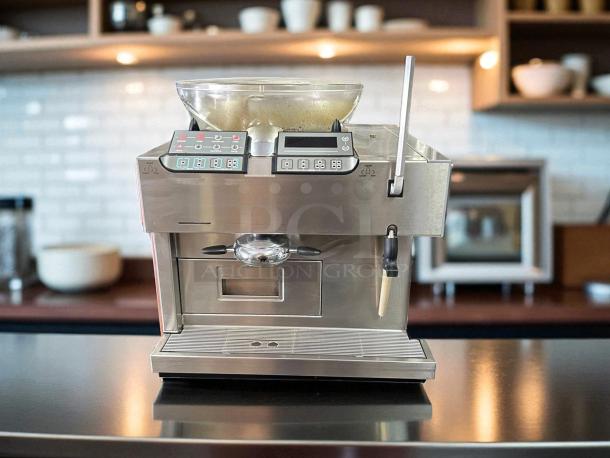 Starbucks Thermoplan Mastrena Cs2 espresso machine, stainless steel, automatic, fully tested, excellent condition.