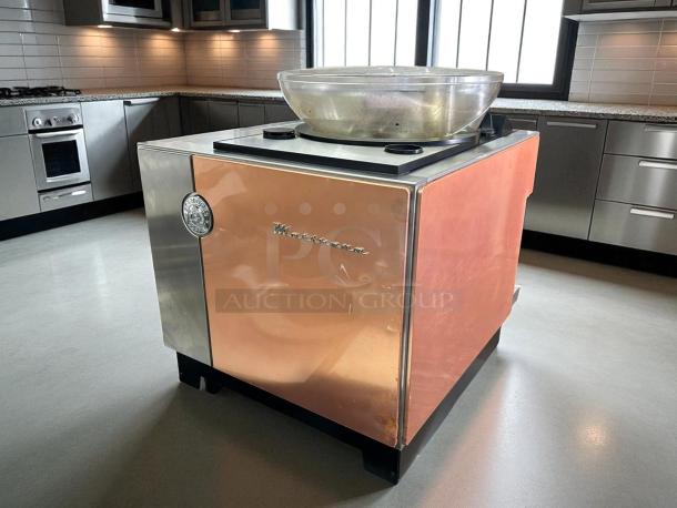 Starbucks Thermoplan Mastrena CS2 commercial espresso machine in stainless steel and copper, fully tested and working.