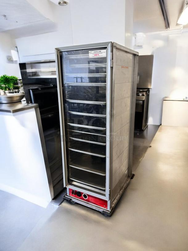 Avantco HC1836H Heated Holding Cabinet in excellent condition, 120V, fully tested, includes multiple shelves, stainless steel body.