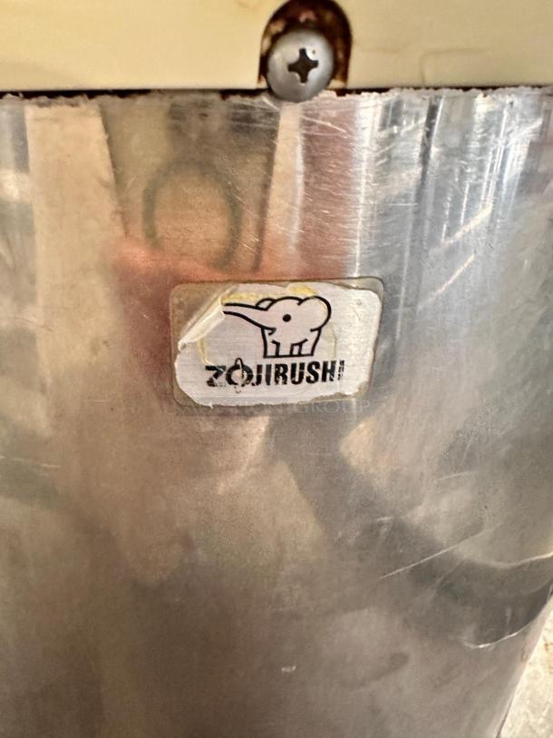 Zojirushi THA-803S Electric Rice Warmer, excellent condition, 120V, tested and working, logo visible on stainless steel body.