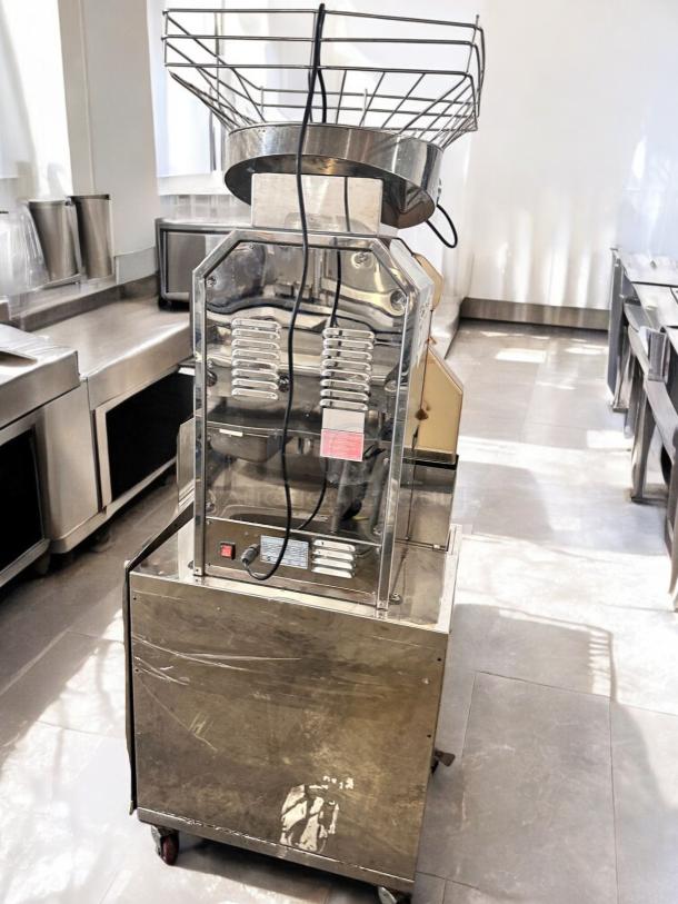 Citrocasa 8000SB commercial citrus juicer in excellent condition, 115V, fully tested and working, visible control panel and wiring.