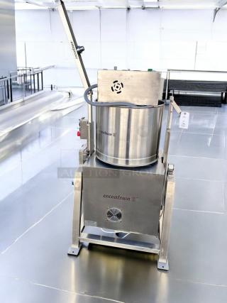 CocoaTown ECGC-65A-AV commercial cacao grinder in excellent condition, 220V, fully tested and working, stainless steel body.