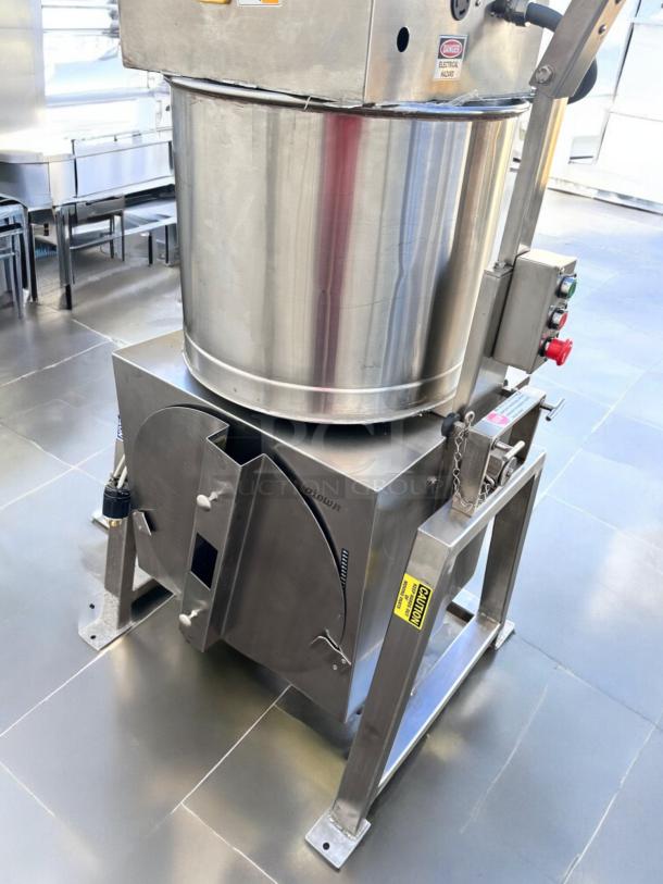 CocoaTown ECGC-65A-AV commercial cacao grinder, 220V, excellent condition, fully tested, stainless steel construction.