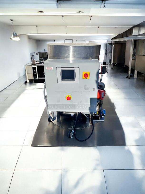 Chocolate Melter & Mixer System, 240V, excellent condition, Custom Fabrication, Watlow BC8N410S Heater, fully tested.