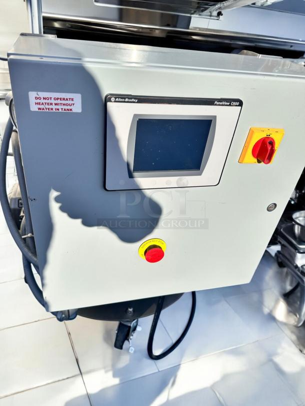 Custom Fabrication chocolate melter & mixer, 240V, model BC8N410S, Watlow heater, excellent condition, tested working.