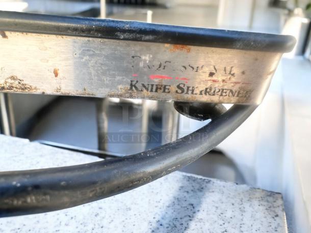 Waring WKS800 Professional Electric Knife Sharpener in excellent condition, visible branding; tested and working, 120V.