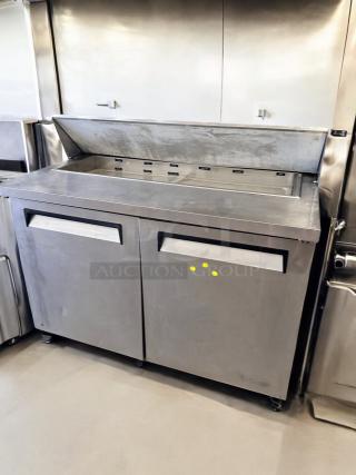 Turbo Air TST-48SD 48" sandwich/salad prep table in excellent condition, stainless steel, 115V, fully tested and working.