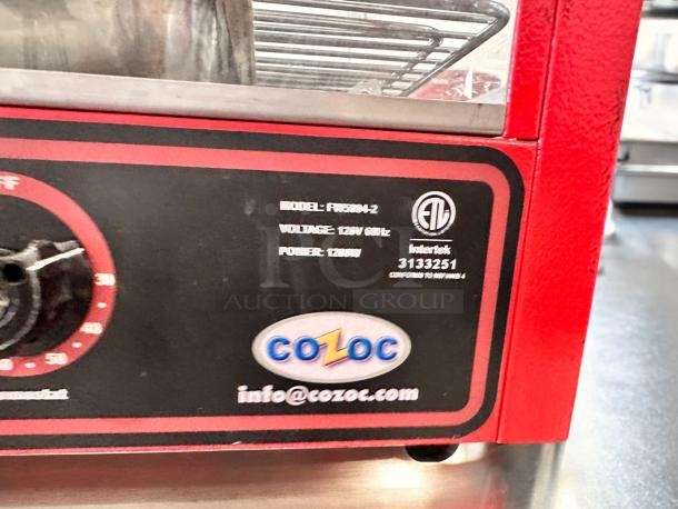 Cozoc FWS504-2 countertop food warmer display case in excellent condition, 120V, fully tested and working.