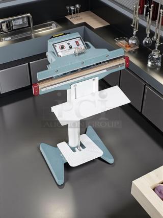 12" Constant Heat Foot Sealer, model Lined Jaw, 115v, in excellent condition, tested and working, with lined jaw feature.