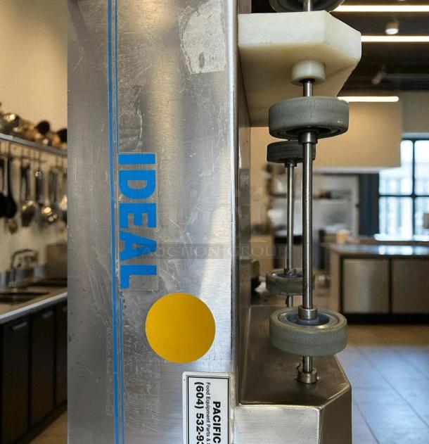 Lumar Ideal LU-2X25S commercial double vacuum tumbler, stainless steel, fully tested, "Ideal" label visible.