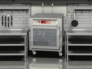 Metro C5 63L-SFC-UA heated holding cabinet, pristine condition, 120V, tested and working, visible controls and display.