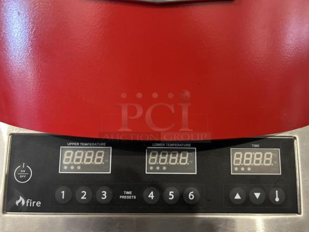 TurboChef FIRE ventless countertop pizza oven, model FRE-9600-1, like new, fits 14" pizza, 6 preset timers, digital display.