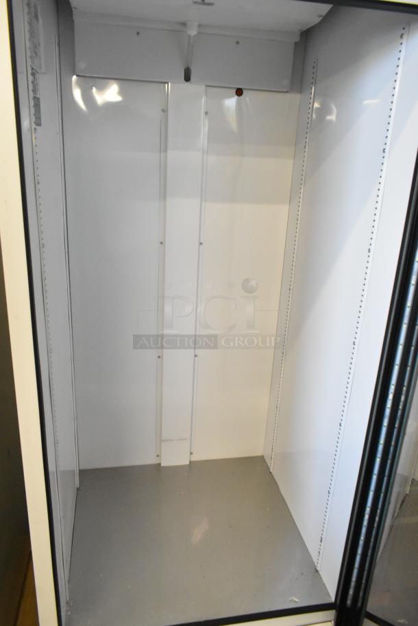 2020 True TSCI-600R-G-PH commercial cooler, single glass door, metal interior, 115V, 1 phase. Clean condition.