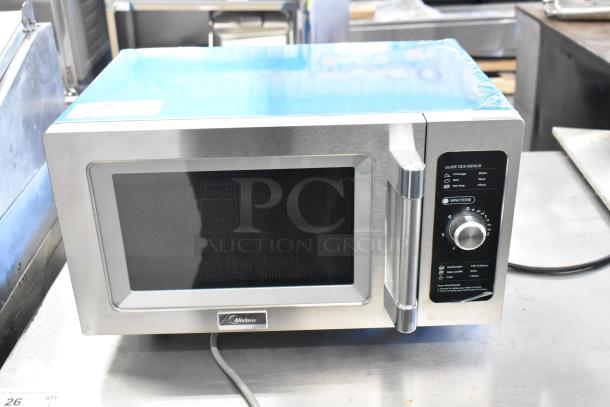 2024 Midea 1025FOA stainless steel commercial countertop microwave oven, 115 volts, 1 phase, new condition.