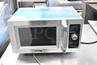 2024 Midea 1025FOA stainless steel commercial countertop microwave oven, 115 volts, 1 phase, new condition.