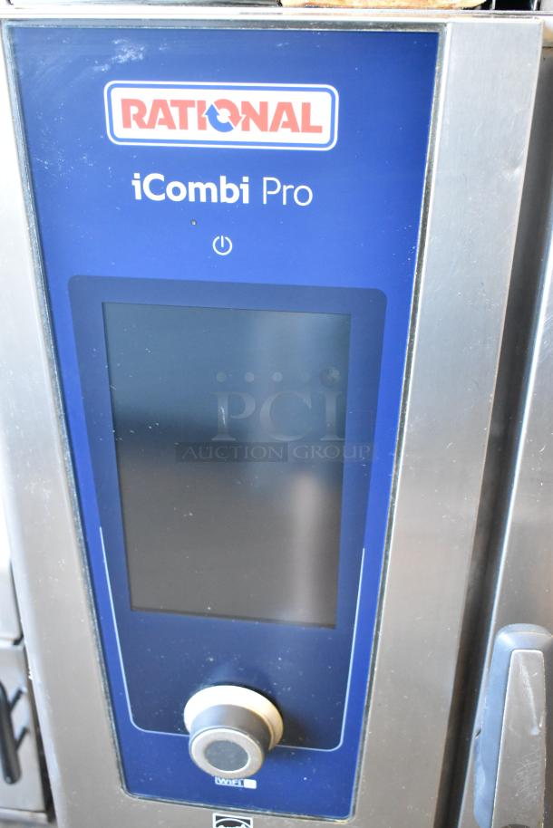 Rational iCombi Pro convection oven, stainless steel, digital display, electric, 440/480V, 3 phase, 2020 model.