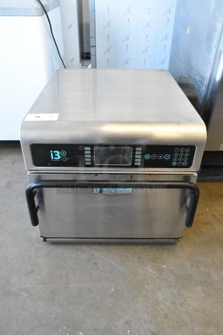 2019 Turbochef i3-DL stainless steel rapid cook oven, 208/240V, 3-phase, commercial countertop model, visible control panel.
