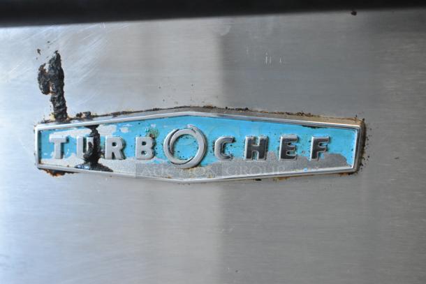 2019 Turbochef i3-DL stainless steel rapid cook oven, commercial countertop, electric 208/240V, 3 phase, visible wear.