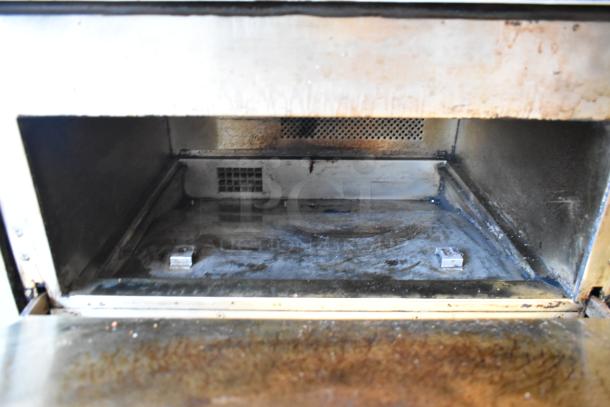2019 Turbochef i3-DL stainless steel rapid cook oven, interior view, commercial use, 208/240V, 3-phase, used condition.