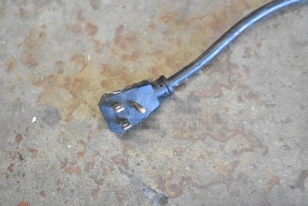 Power cord for Excellence HL-11HC Metal Ice Cream Dipping Cabinet, 115 Volts, 1 Phase, functionality check.
