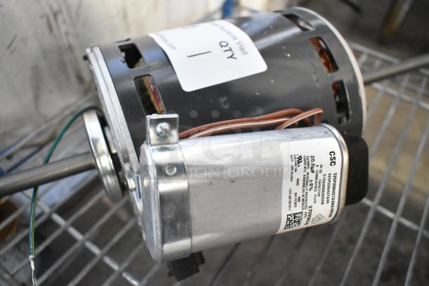 US Motors K55HXRBW-1840 Motor, 120V, 1 Phase. Features visible labels with specs. Appears in good condition.