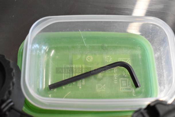 Z Finder Pro Kit with clamps in a plastic container; includes an Allen wrench. Auction includes 2 boxes.