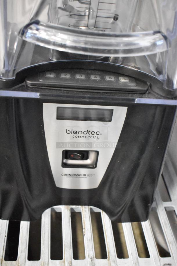 Blendtec Connoisseur 825 countertop blender with enclosure. Includes pitcher, 120 volts, 1 phase. Commercial use.