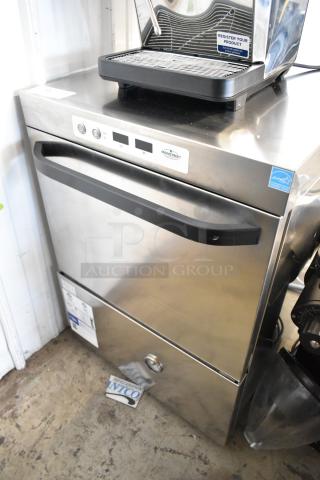 Brand new Mainstreet 541HTUC30 stainless steel undercounter dishwasher, 208/240V, 1 phase, minor scratches, high temp model.