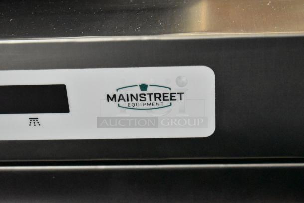 Mainstreet 541HTUC30 stainless steel undercounter dishwasher, new, scratch and dent condition, 208/240V, 1 phase.