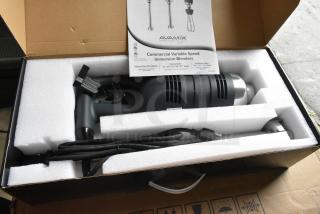 15 brand new AvaMIx 928IBHD21 21" heavy-duty variable speed immersion blenders in box. 1 1/4 hp, 120 Volts, scratch and dent.