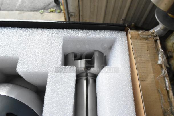 Brand new 21" AvaMIx immersion blender in packaging, heavy-duty, variable speed, 1 1/4 hp, 120V, 1 Phase.