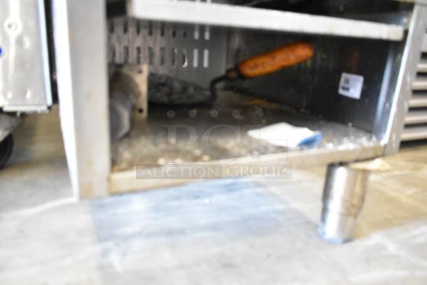 Cooking Performance Group CPG 351CPGSP18N stainless steel countertop natural gas burner, used condition, commercial grade.