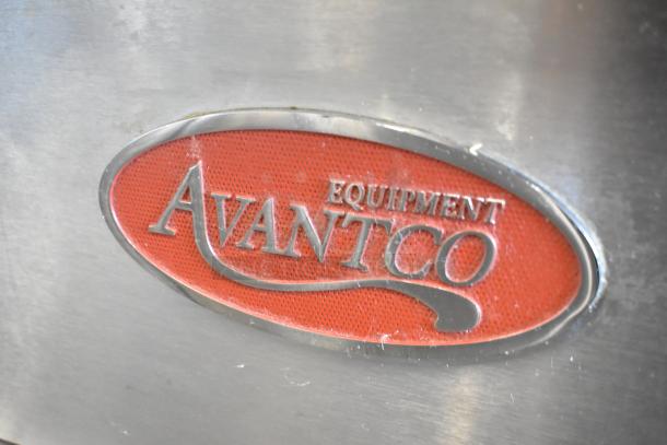 2021 Avantco FF300-N stainless steel deep fat fryer, commercial floor style, natural gas, 90,000 BTU.