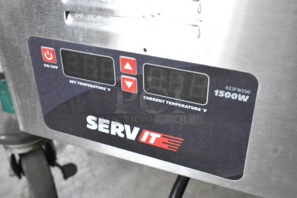BRAND NEW ServIt 423FW150 countertop food warmer with digital controls. Model 423FW150, 1500W, 120V, 1 phase.