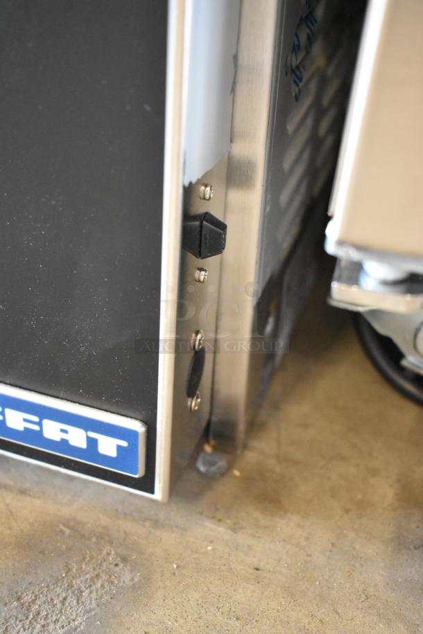 Brand new Moffat E32D5 electric convection oven, scratch and dent condition, door latch non-functional.