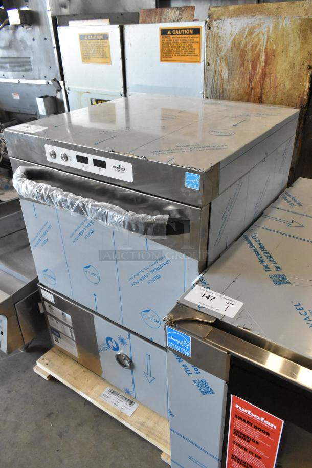 BRAND NEW Mainstreet 541HTUC30 undercounter dishwasher, hi-temp, 208V/240V, single phase, Energy Star label, minor scratches.
